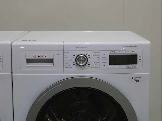 Bosch homeprofessional wasmachine & bosch homeprofessional selfcleaning condenser wasdroger - afbeelding 6 van  8