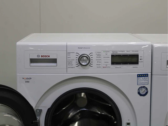 Bosch homeprofessional wasmachine & bosch homeprofessional selfcleaning condenser wasdroger - afbeelding 3 van  8