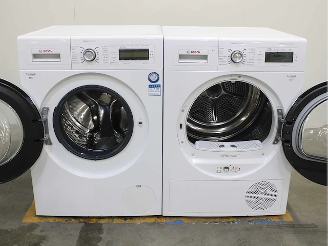 Bosch homeprofessional wasmachine & bosch homeprofessional selfcleaning condenser wasdroger - afbeelding 2 van  8