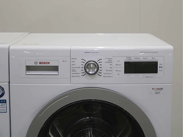 Bosch homeprofessional wasmachine & bosch homeprofessional selfcleaning condenser wasdroger - afbeelding 6 van  8