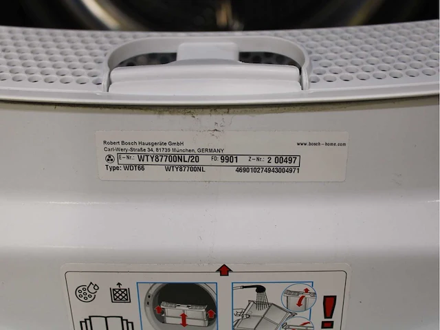 Bosch homeprofessional wasmachine & bosch homeprofessional selfcleaning condenser wasdroger - afbeelding 8 van  8