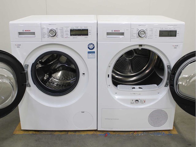 Bosch homeprofessional wasmachine & bosch homeprofessional selfcleaning condenser wasdroger - afbeelding 2 van  8