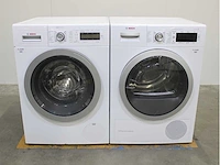 Bosch homeprofessional wasmachine & bosch serie|8 selfcleaning condenser wasdroger - afbeelding 1 van  8