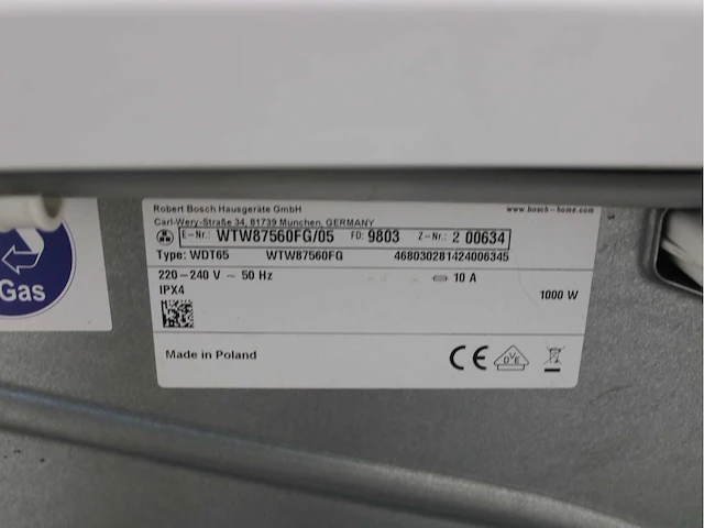Bosch homeprofessional wasmachine & bosch serie|8 selfcleaning condenser wasdroger - afbeelding 8 van  8