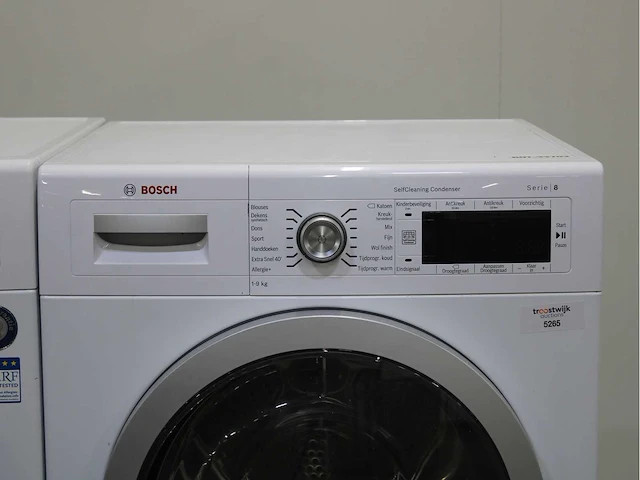 Bosch homeprofessional wasmachine & bosch serie|8 selfcleaning condenser wasdroger - afbeelding 6 van  8