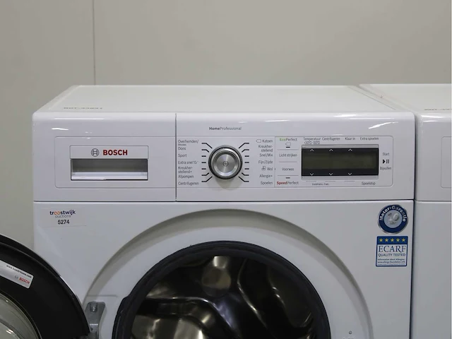 Bosch homeprofessional wasmachine & bosch serie|8 selfcleaning condenser wasdroger - afbeelding 3 van  8