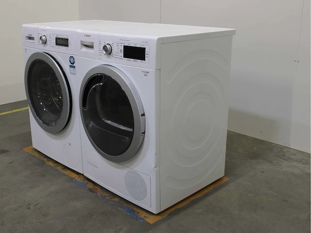 Bosch homeprofessional wasmachine & bosch serie|8 selfcleaning condenser wasdroger - afbeelding 7 van  8