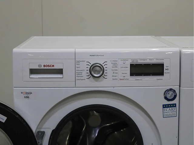 Bosch homeprofessional wasmachine & bosch serie|8 selfcleaning condenser wasdroger - afbeelding 3 van  8
