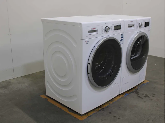Bosch homeprofessional wasmachine & bosch serie|8 selfcleaning condenser wasdroger - afbeelding 4 van  8