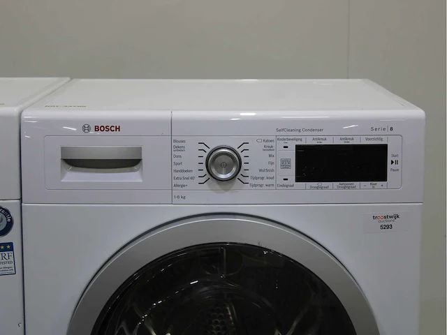 Bosch homeprofessional wasmachine & bosch serie|8 selfcleaning condenser wasdroger - afbeelding 6 van  8