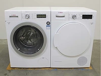 Bosch homeprofessional wasmachine & bosch serie|8 selfcleaning condenser wasdroger - afbeelding 1 van  8