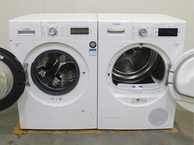 Bosch homeprofessional wasmachine & bosch serie|8 selfcleaning condenser wasdroger - afbeelding 2 van  8