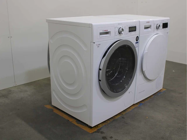 Bosch homeprofessional wasmachine & bosch serie|8 selfcleaning condenser wasdroger - afbeelding 4 van  8