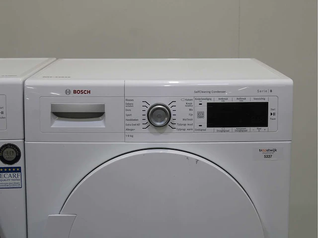 Bosch homeprofessional wasmachine & bosch serie|8 selfcleaning condenser wasdroger - afbeelding 6 van  8