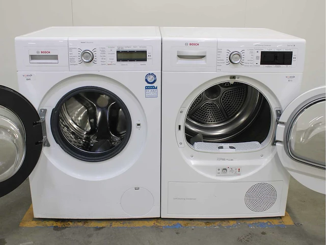 Bosch homeprofessional wasmachine & bosch serie|8 selfcleaning condenser wasdroger - afbeelding 2 van  8