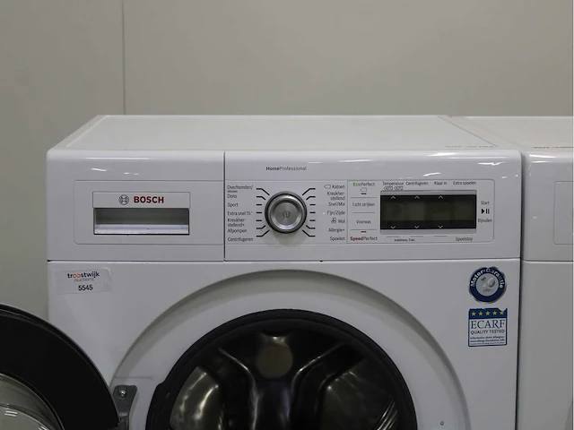 Bosch homeprofessional wasmachine & bosch serie|8 selfcleaning condenser wasdroger - afbeelding 3 van  8