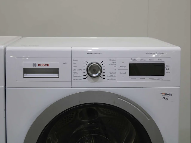 Bosch homeprofessional wasmachines & bosch homeprofessional selfcleaning condenser a++ wasdrogers - afbeelding 5 van  8