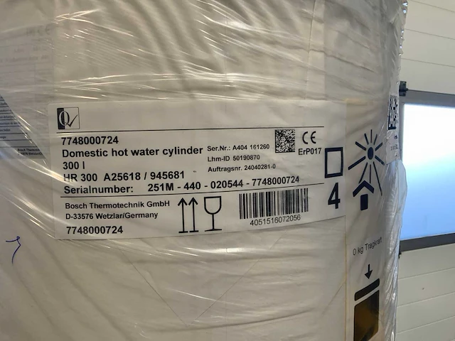 Bosch hr 300 warmtepomp boiler - afbeelding 4 van  9
