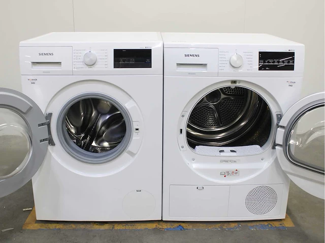 Bosch iq300 isensoric iqdrive wasmachine & bosch iq500 isensoric bestcollection wasdroger - afbeelding 2 van  8