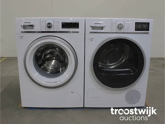 Bosch iq700 outdoorcollection extraklasse wasmachine & bosch iq800 isensoric selfcleaning condenser droger - afbeelding 1 van  8