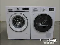 Bosch iq700 outdoorcollection extraklasse wasmachine & bosch iq800 isensoric selfcleaning condenser droger - afbeelding 1 van  8