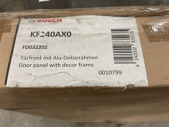 Bosch kfz40ax0 deurfront t.b.v. inbouwkoelkast - afbeelding 2 van  2