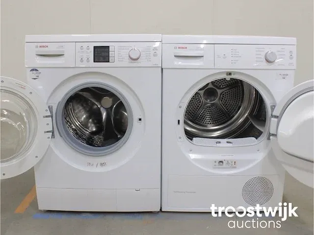 Bosch logixx 7 varioperfect wasmachine & bosch serie|4 selfcleaning condenser activeair technology droger - afbeelding 2 van  8