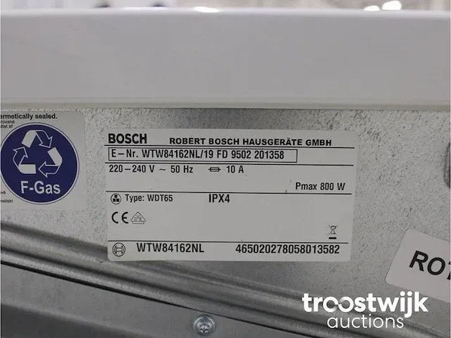Bosch logixx 7 varioperfect wasmachine & bosch serie|4 selfcleaning condenser activeair technology droger - afbeelding 8 van  8