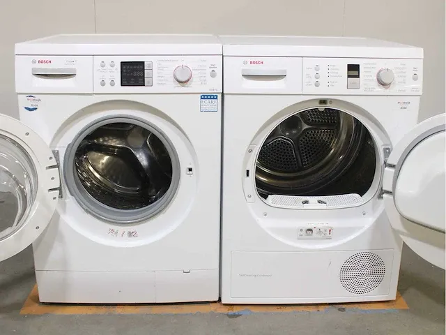 Bosch logixx 7 varioperfect wasmachine & bosch serie|6 selfcleaning condenser activeair technology droger - afbeelding 2 van  8