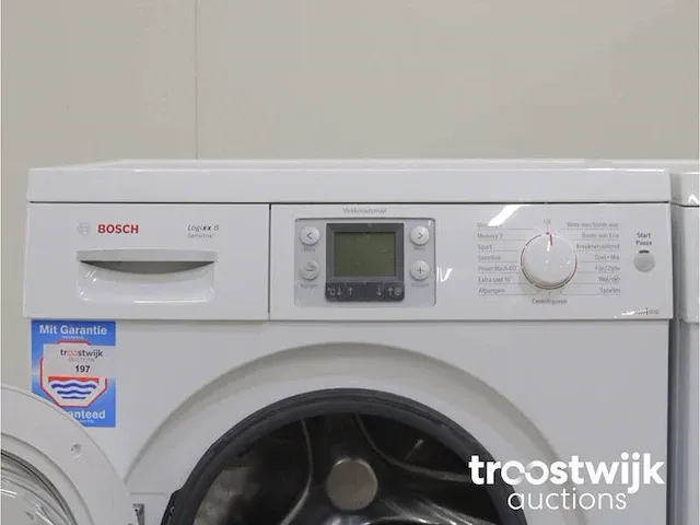 Bosch logixx 8 sensitive wasmachine & bosch maxx 7 sensitive droger - afbeelding 3 van  8