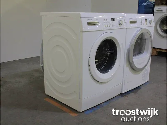 Bosch logixx 8 varioperfect aquastar 1400 wasmachine & bosch serie|6 selfcleaning condenser droger - afbeelding 4 van  8