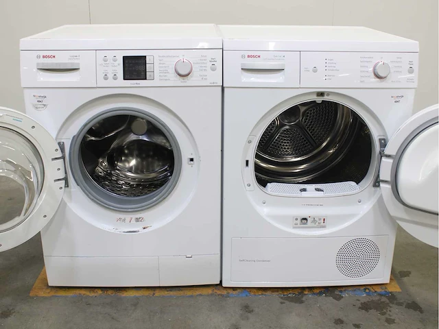 Bosch logixx 8 varioperfect supereco wasmachine & bosch serie|4 selfcleaning condenser activeair technology wasdroger - afbeelding 2 van  8