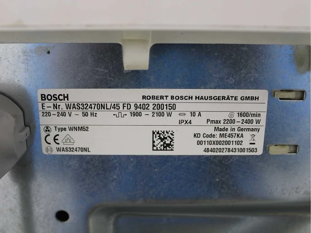 Bosch logixx 8 varioperfect supereco wasmachine & bosch serie|4 selfcleaning condenser activeair technology wasdroger - afbeelding 5 van  8