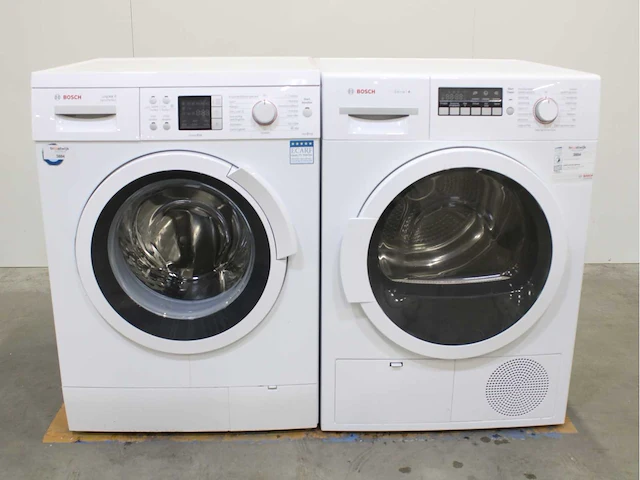 Bosch logixx 8 varioperfect supereco wasmachines & bosch serie|4 wasdrogers - afbeelding 1 van  8