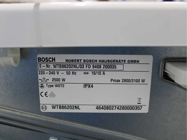 Bosch logixx 8 varioperfect supereco wasmachines & bosch serie|4 wasdrogers - afbeelding 8 van  8
