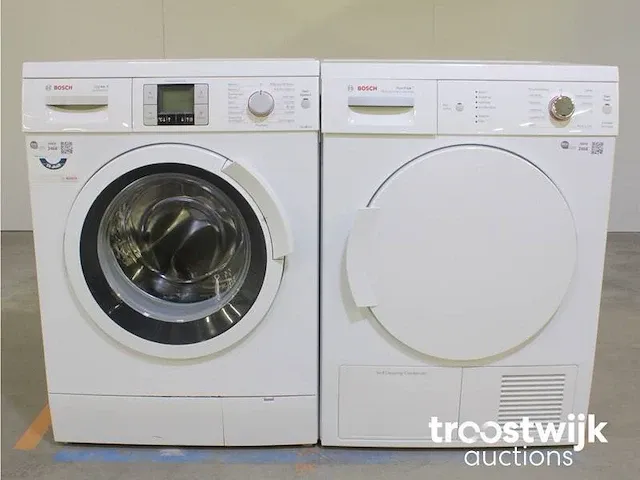 Bosch logixx 8 varioperfect wasmachine & bosch avantixx 7 selfcleaning condenser activeair technology droger - afbeelding 1 van  8