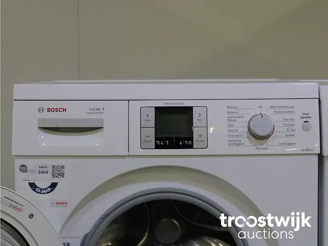 Bosch logixx 8 varioperfect wasmachine & bosch avantixx 7 selfcleaning condenser activeair technology droger - afbeelding 3 van  8