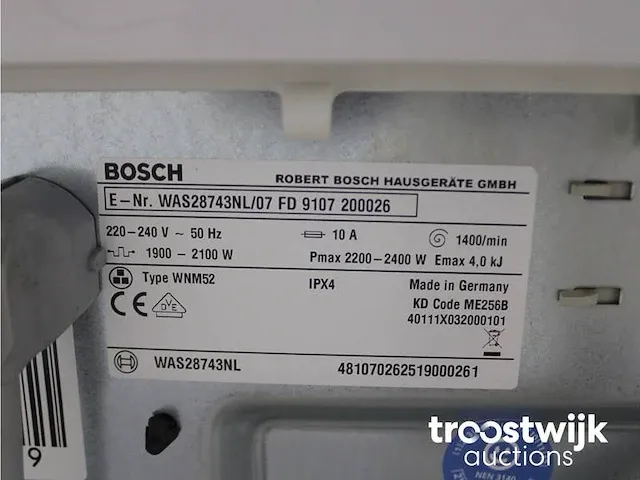 Bosch logixx 8 varioperfect wasmachine & bosch avantixx 7 selfcleaning condenser activeair technology droger - afbeelding 5 van  8