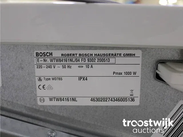 Bosch logixx 8 varioperfect wasmachine & bosch avantixx 7 selfcleaning condenser activeair technology droger - afbeelding 8 van  8