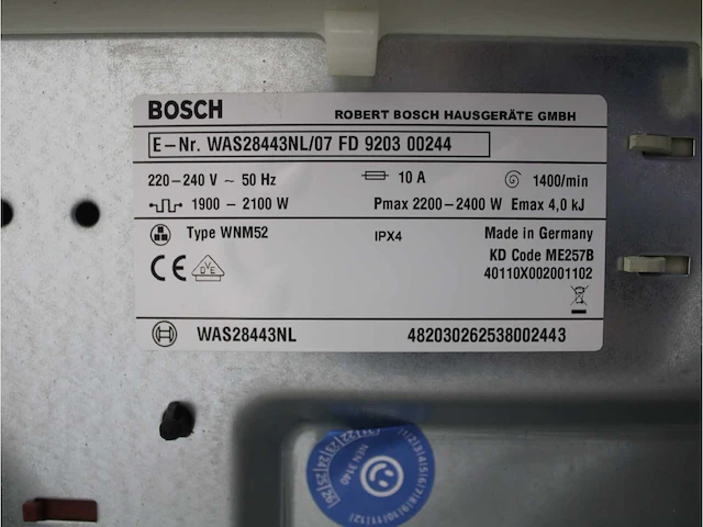 Bosch logixx 8 varioperfect wasmachines & bosch serie|4 selfcleaning condenser activeair technology wasdrogers - afbeelding 5 van  8