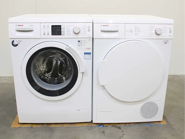 Bosch logixx 8 varioperfect wasmachines & bosch serie|4 selfcleaning condenser activeair technology wasdrogers - afbeelding 1 van  6