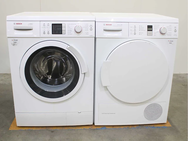 Bosch logixx 8 varioperfect wasmachines & bosch serie|6 selfcleaning condenser activeair technology wasdrogers - afbeelding 1 van  8