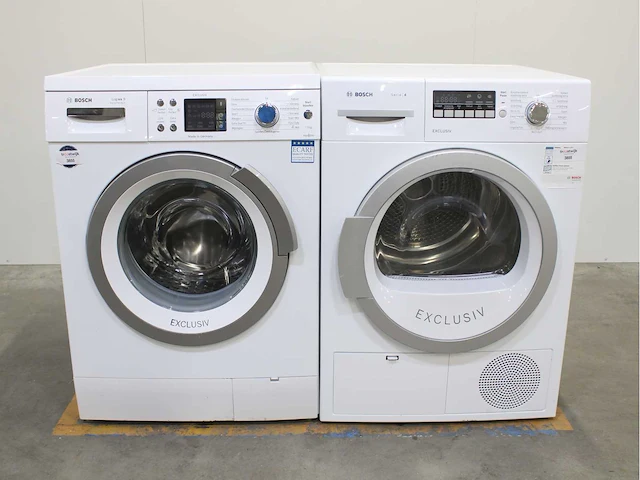 Bosch logixx 9 varioperfect exclusiv wasmachines & bosch serie|4 exclusiv wasdrogers - afbeelding 1 van  8