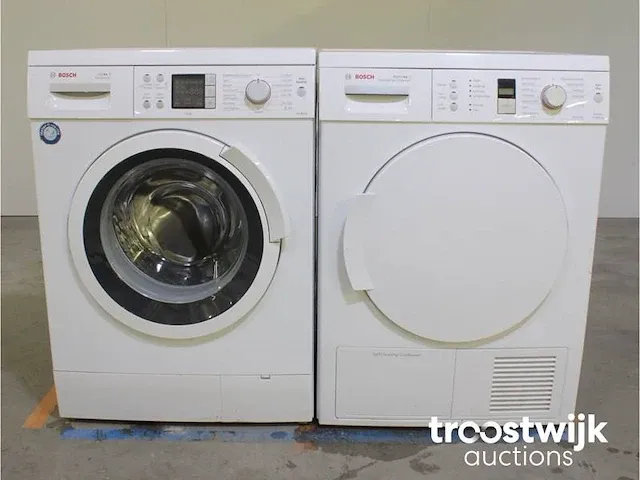 Bosch logixx 9 varioperfect wasmachine & bosch avantixx 7 selfcleaning condenser activeair technology droger - afbeelding 1 van  8