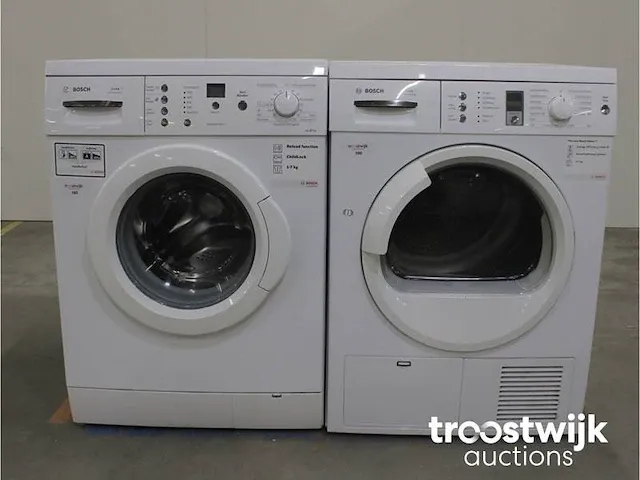 Bosch maxx 7 varioperfect wasmachine & bosch maxx 7 sensitive droger - afbeelding 1 van  8