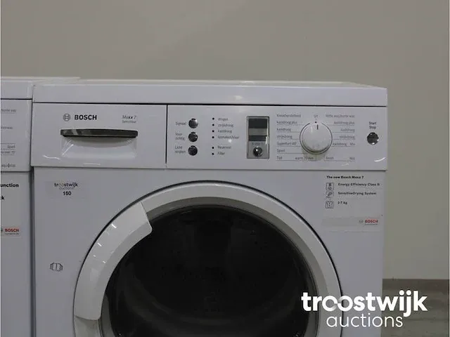 Bosch maxx 7 varioperfect wasmachine & bosch maxx 7 sensitive droger - afbeelding 4 van  8