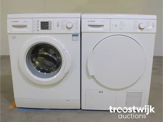 Bosch maxx 7 varioperfect wasmachine & bosch serie|4 droger - afbeelding 1 van  8