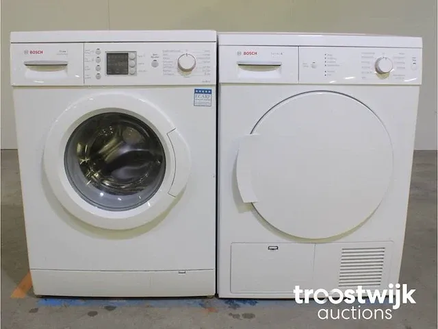 Bosch maxx 7 varioperfect wasmachine & bosch serie|4 droger - afbeelding 1 van  8