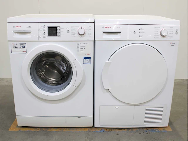 Bosch maxx 7 varioperfect wasmachines & bosch serie|4 wasdrogers - afbeelding 1 van  8