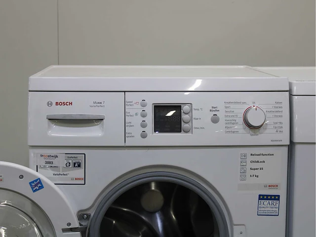 Bosch maxx 7 varioperfect wasmachines & bosch serie|4 wasdrogers - afbeelding 3 van  8